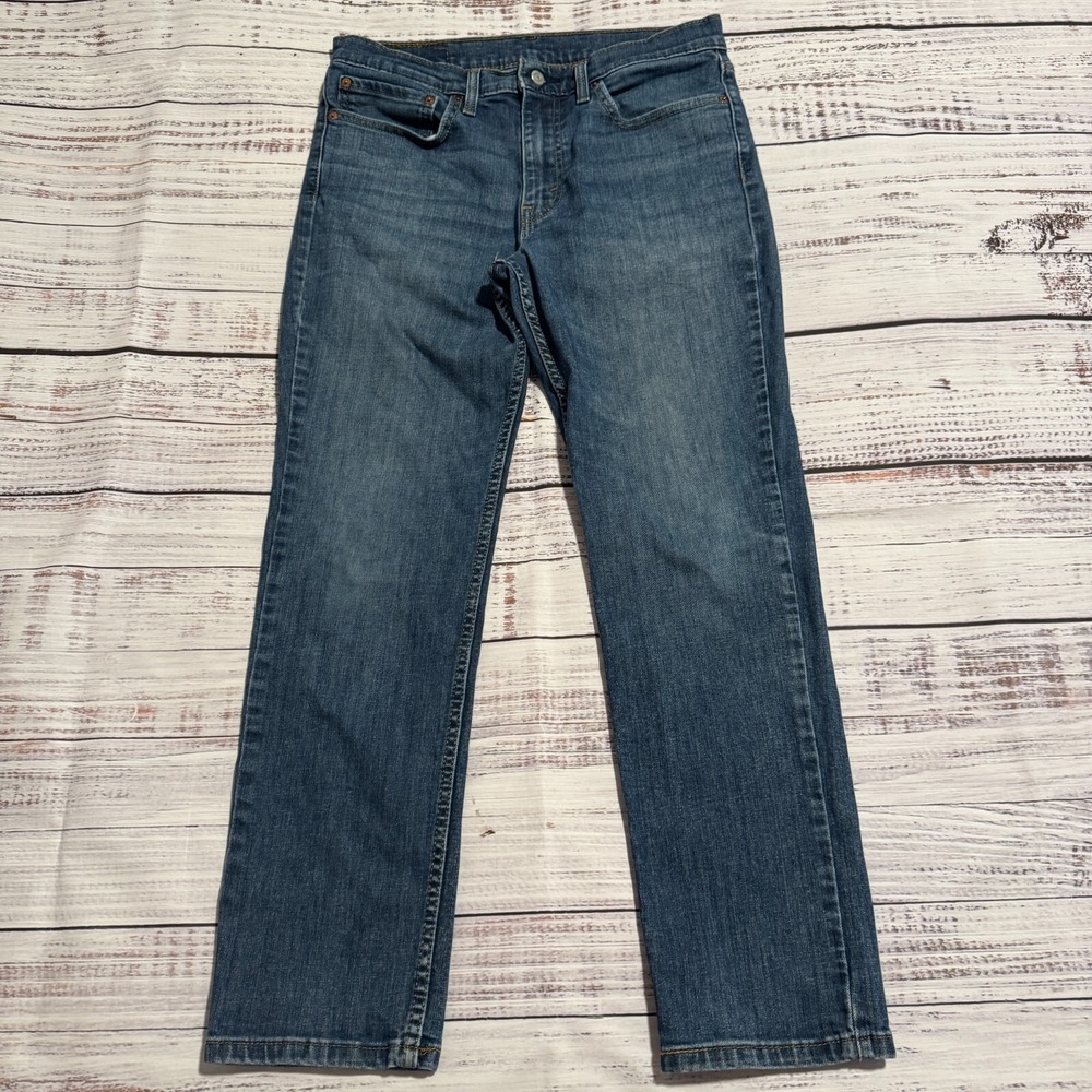 Levis 511 Jeans Slim Fit Blue‎ Stretch Denim Straight Leg Men's 34x30